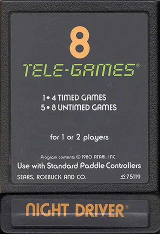 Night Driver ( Sears Telegames ) (A2600)
