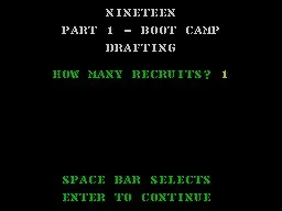 19 Part One: Boot Camp (AMIGA)