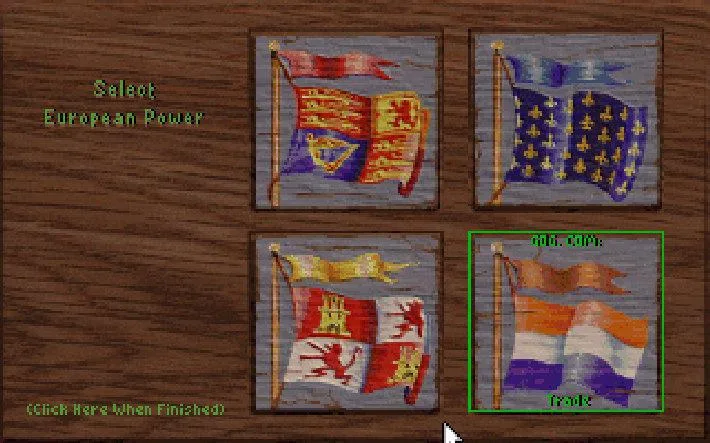 Colonization, Sid Meier's (AMIGA)