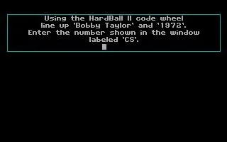 HardBall II (AMIGA)