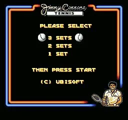 Jimmy Connors Tennis (NES)
