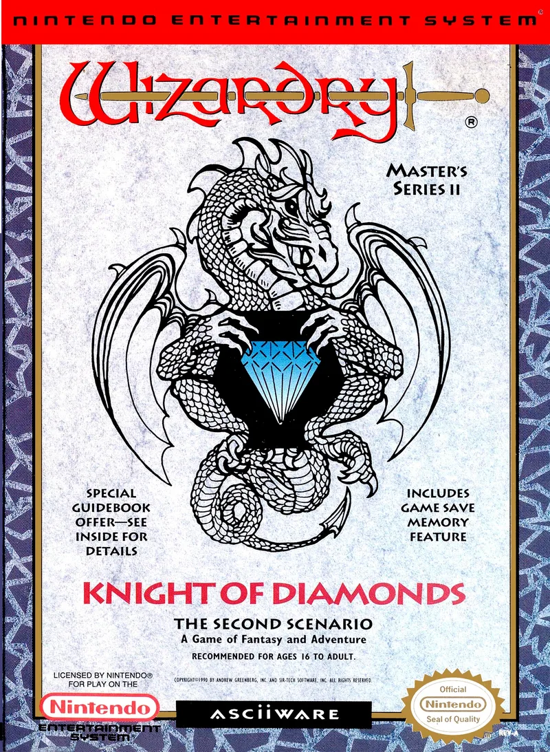 Wizardry: Knight of Diamonds - The Second Scenario (NES)