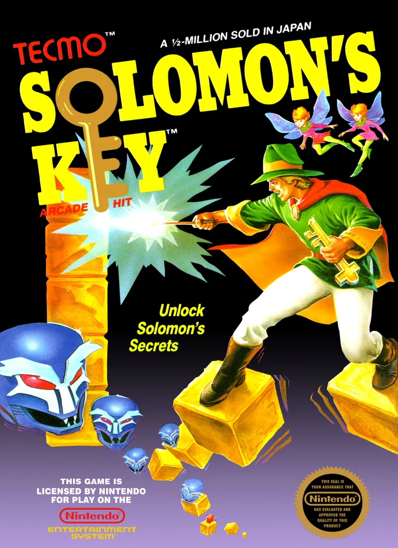 Solomon's Key [5 Screw] (NES)