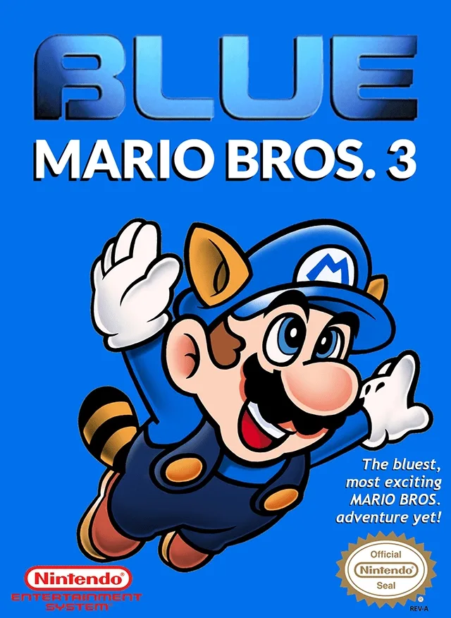 Blue Mario Bros. 3 (NES)