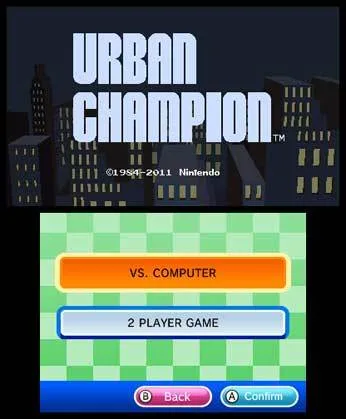 3D Classics: Urban Champion (3DS)