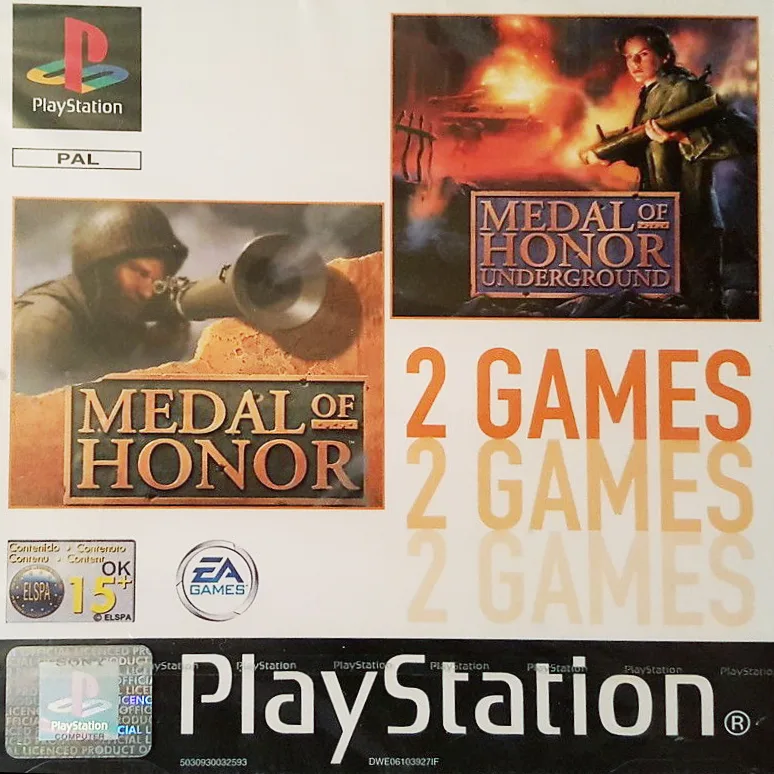 Medal of Honor & Underground Double Pack (PS1)