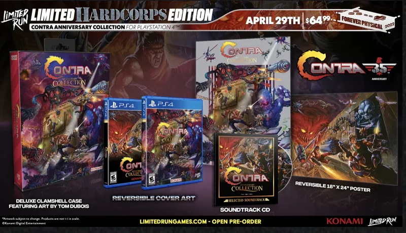 CONTRA ANNIVERSARY COLLECTION HARD CORPS EDITION (PS4)