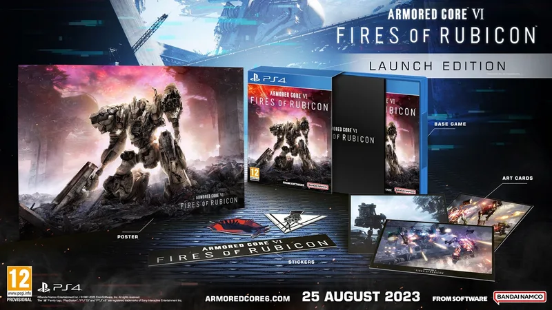 Armored Core VI Fires of Rubicon [Launch Edition] (PS4)