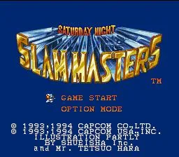 Saturday Night Slam Masters (SNES)