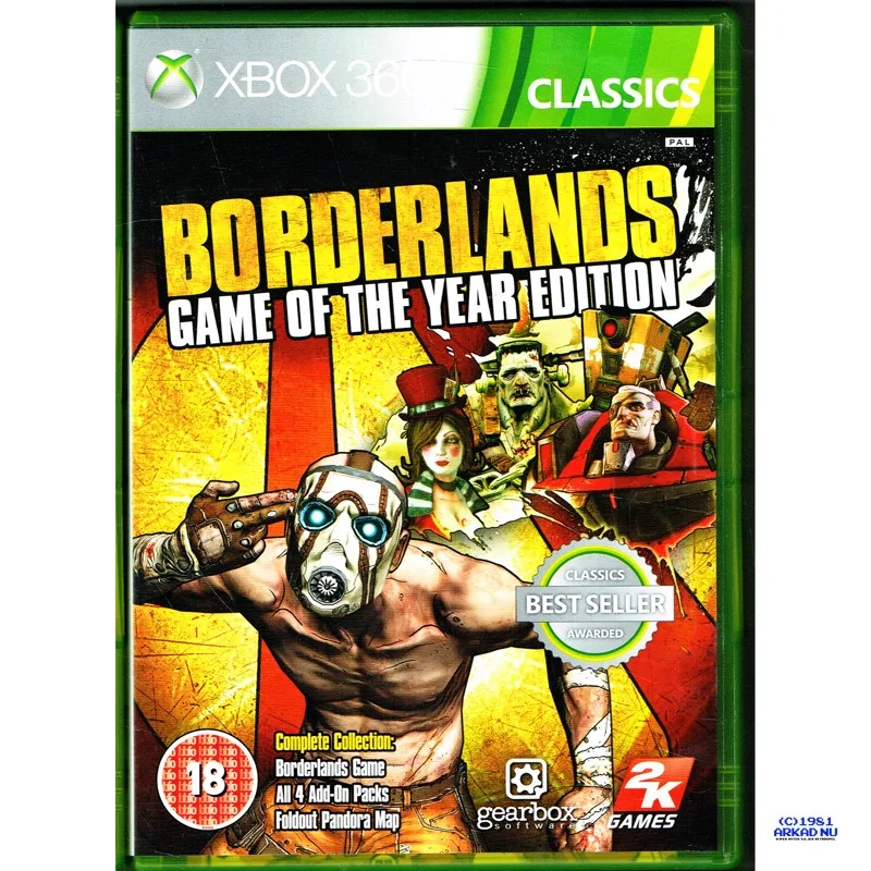 Borderlands [Game of the Year Edition Classics] (X360)