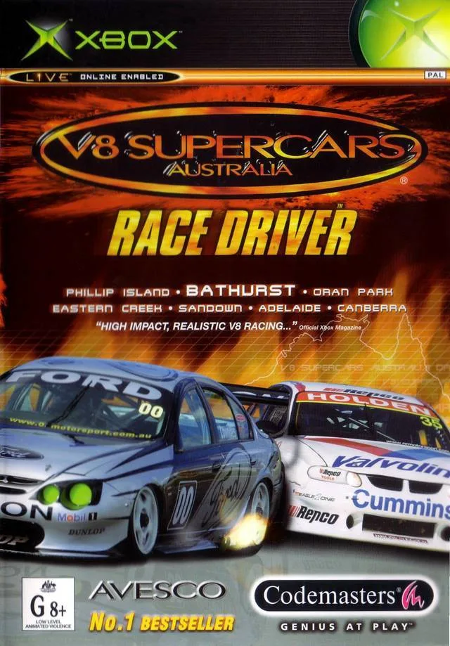 V8 Supercars Australia Race Driver (XBOX)
